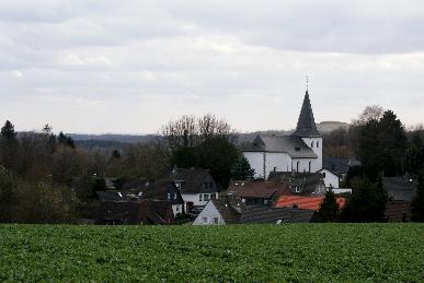 Blick auf Hubbelrath
