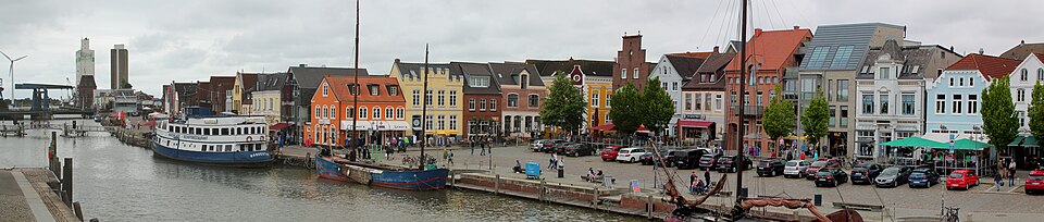 Hafen Husum, Bild: Stefan Oemisch unter Wikimedia Commons
