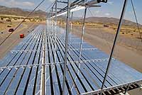 Fresnelkollektor zur effektiveren Nutzung von Solarenergie